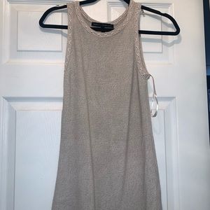 WHITE HOUSE BLACK MARKET Tunic Cream/Gold metallic XS